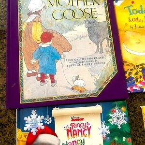 Children’s Books 4 Mother Goose Classic Book, pumpkin pie, fancy Nancy, Feelings